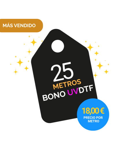 BONO UV DTF 25 METROS