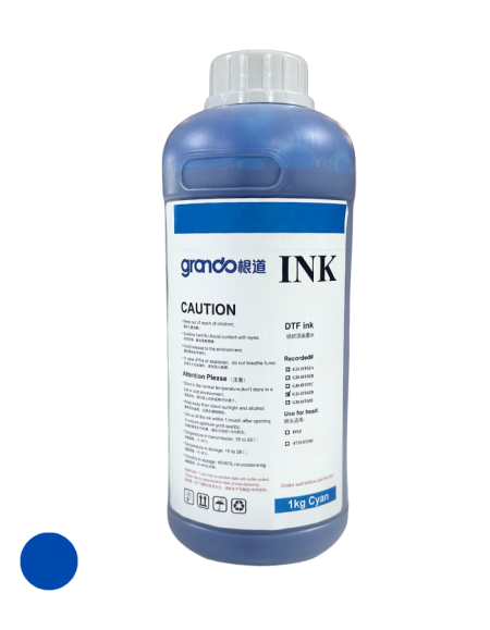 Tinta Cyan DTF 1 KG - Grando