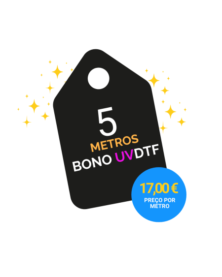 Bônus UV DTF: 5 metros