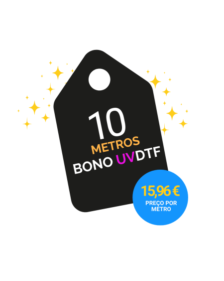 Bônus UV DTF: 25 metros