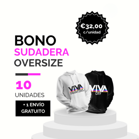 Sudadera oversize 10 unidades