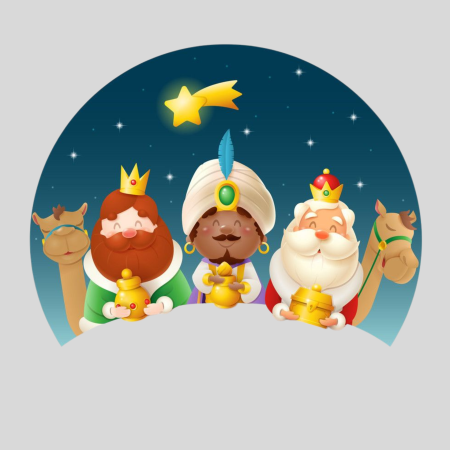 Pliego Navidad - Reyes Magos Estrella