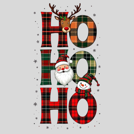 Pliego Navidad - Ho ho ho Muñecos Navidad