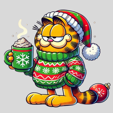 Pliego Navidad - Garfield