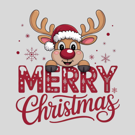 Pliego Navidad - Merry Christmas reno