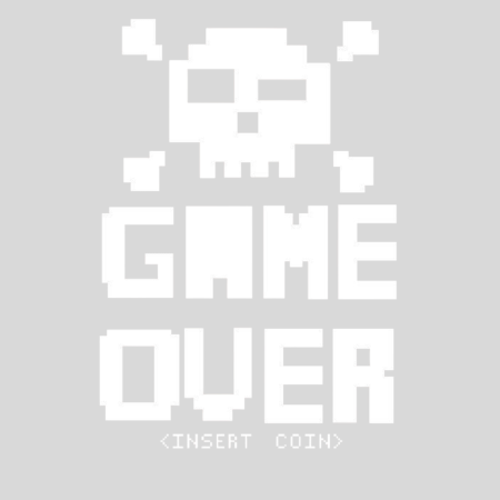 Pliego Videojuegos - Game over blanco