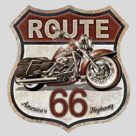 Pliego Retro- Ruta 66 retro