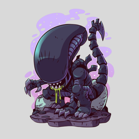 Pliego Series y Películas - Xenomorfo Alien