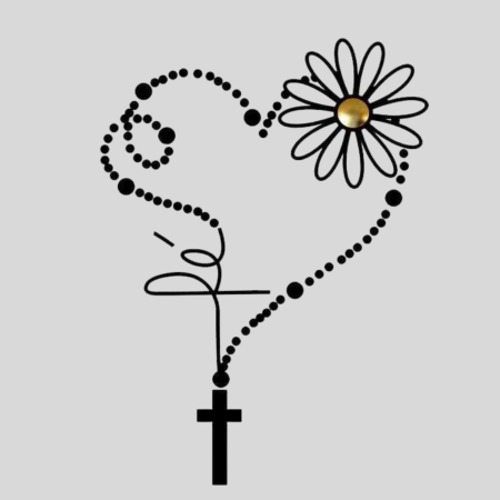 Pliego Religioso y Espiritual - Rosario corazón