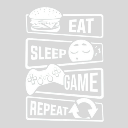 Pliego Videojuegos - Eat sleep game repeat