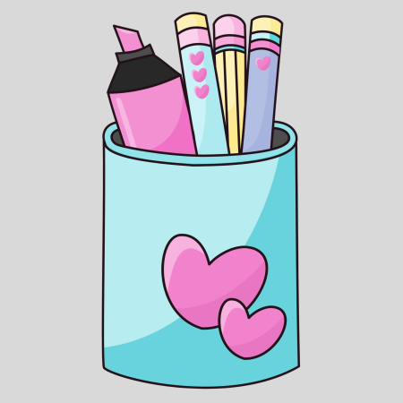 Pliego Digital Profesores- Vaso con lapices