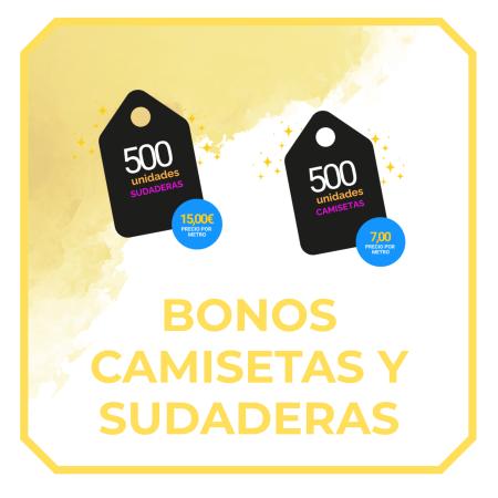 Bonos Camisetas y Sudaderas