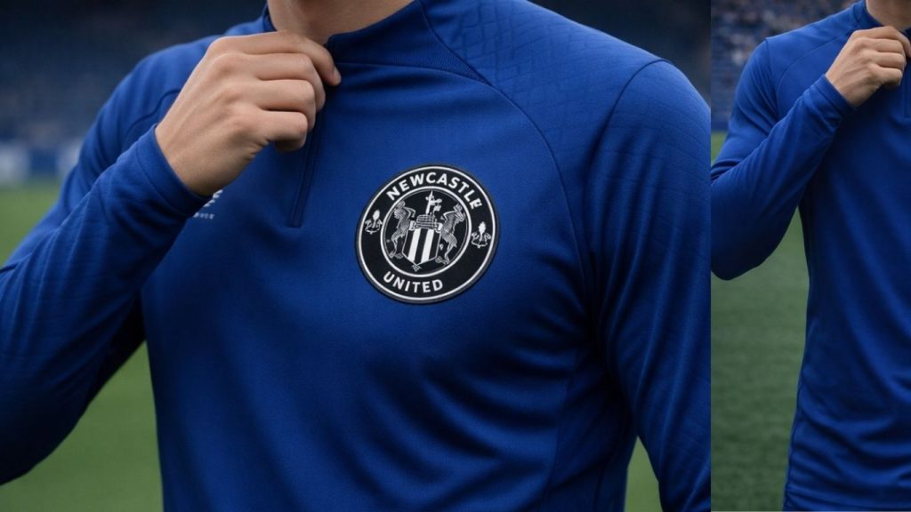 escudo 3d vivaflex aplicado en camiseta deportiva con relieve y acabado premium