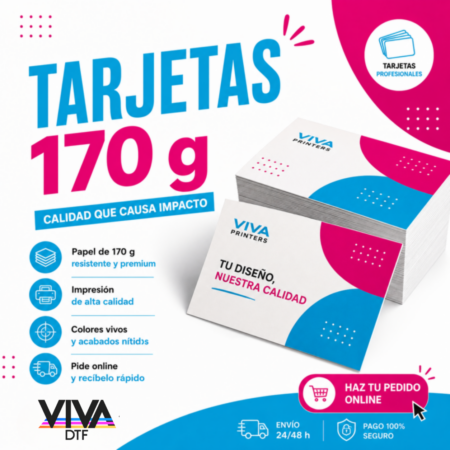 Tarjetas 170g