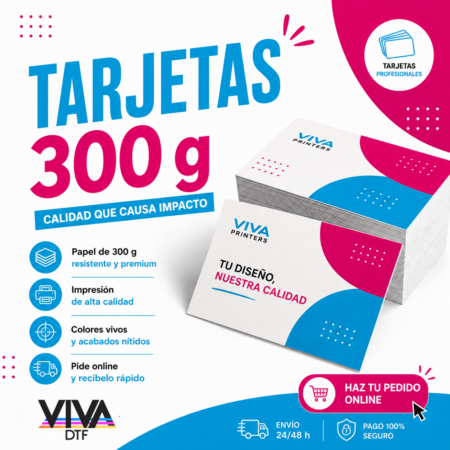 Tarjetas 300g