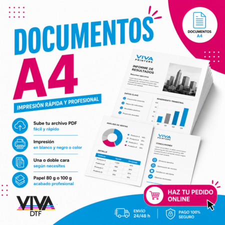 Imprimir documentos A4
