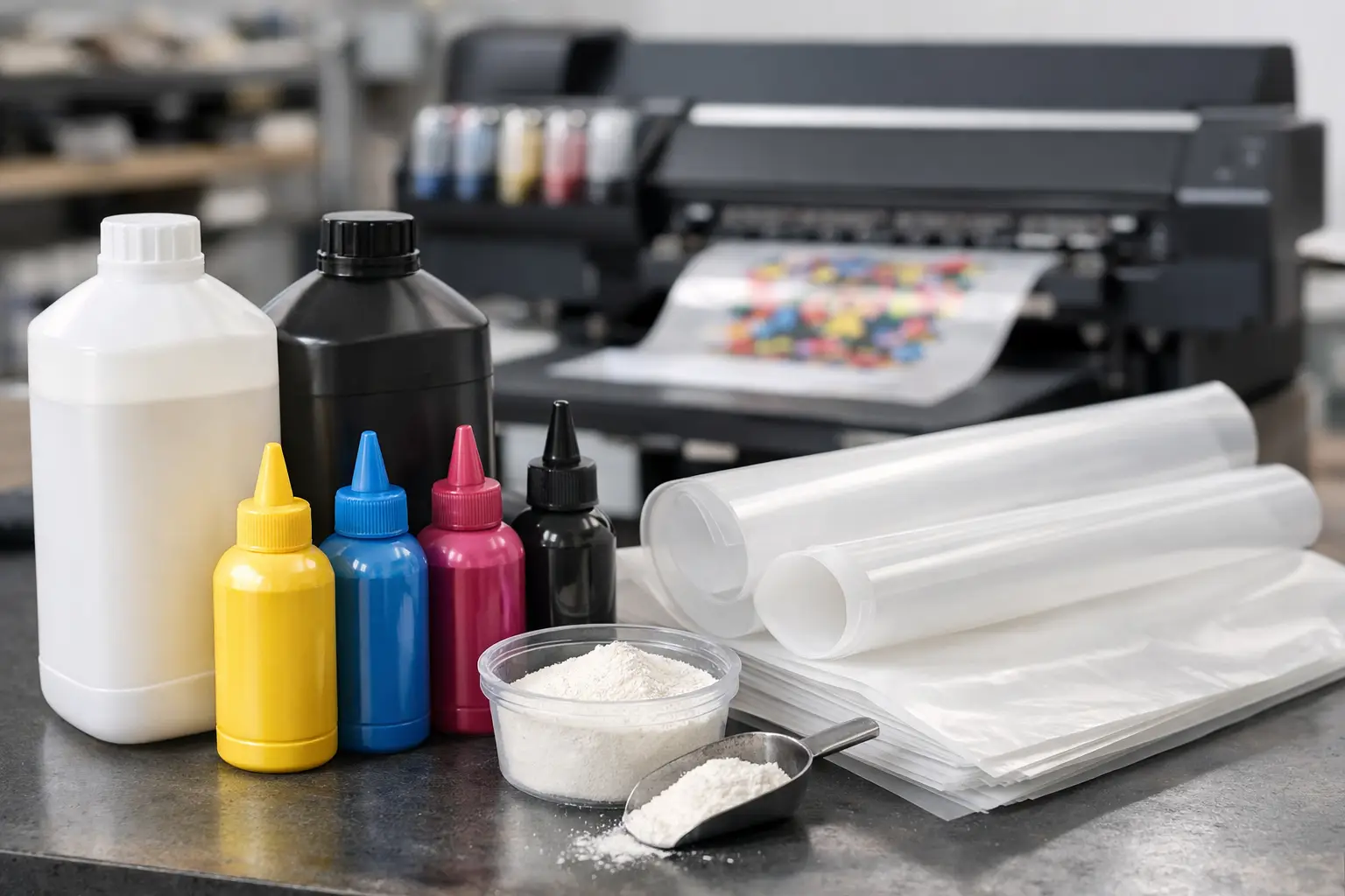 Consumibles DTF profesionales que sostienen tu producción
