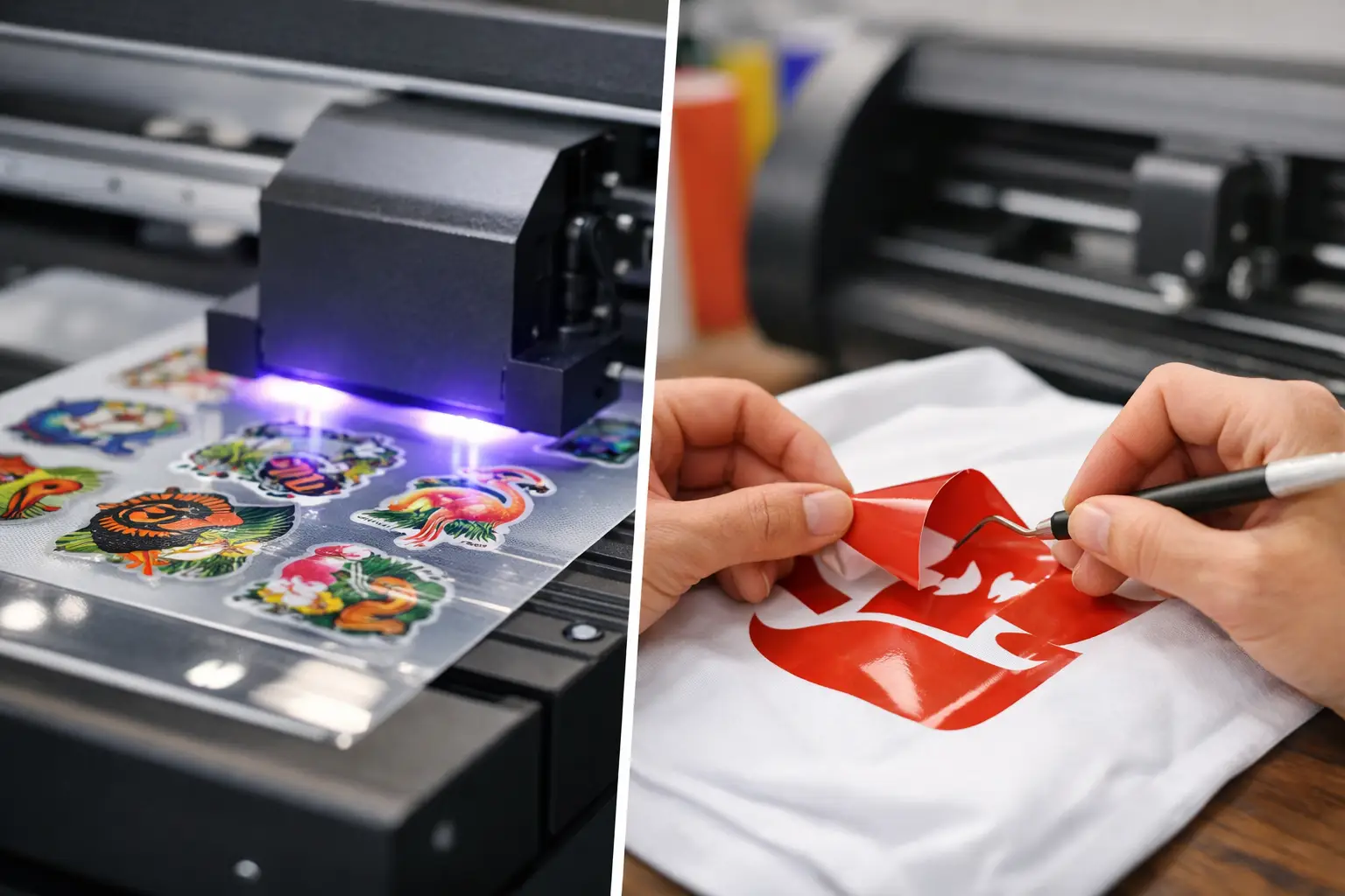 UV DTF versus vinilo: qué conviene a tu negocio
